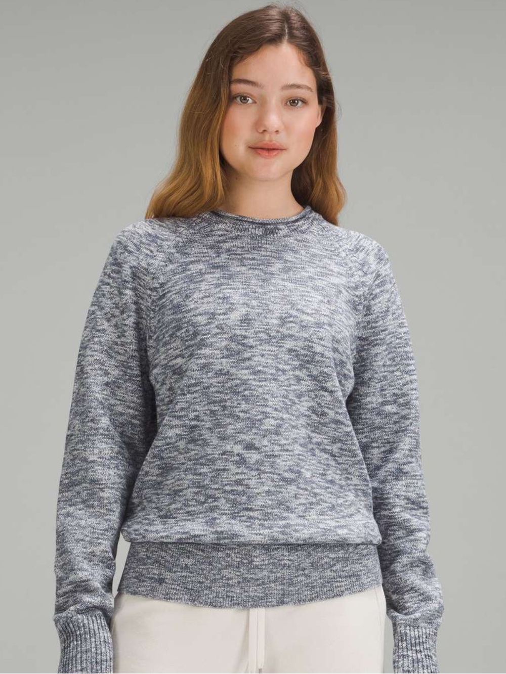Lululemon Boxy Cotton Blend Sweater M NWT